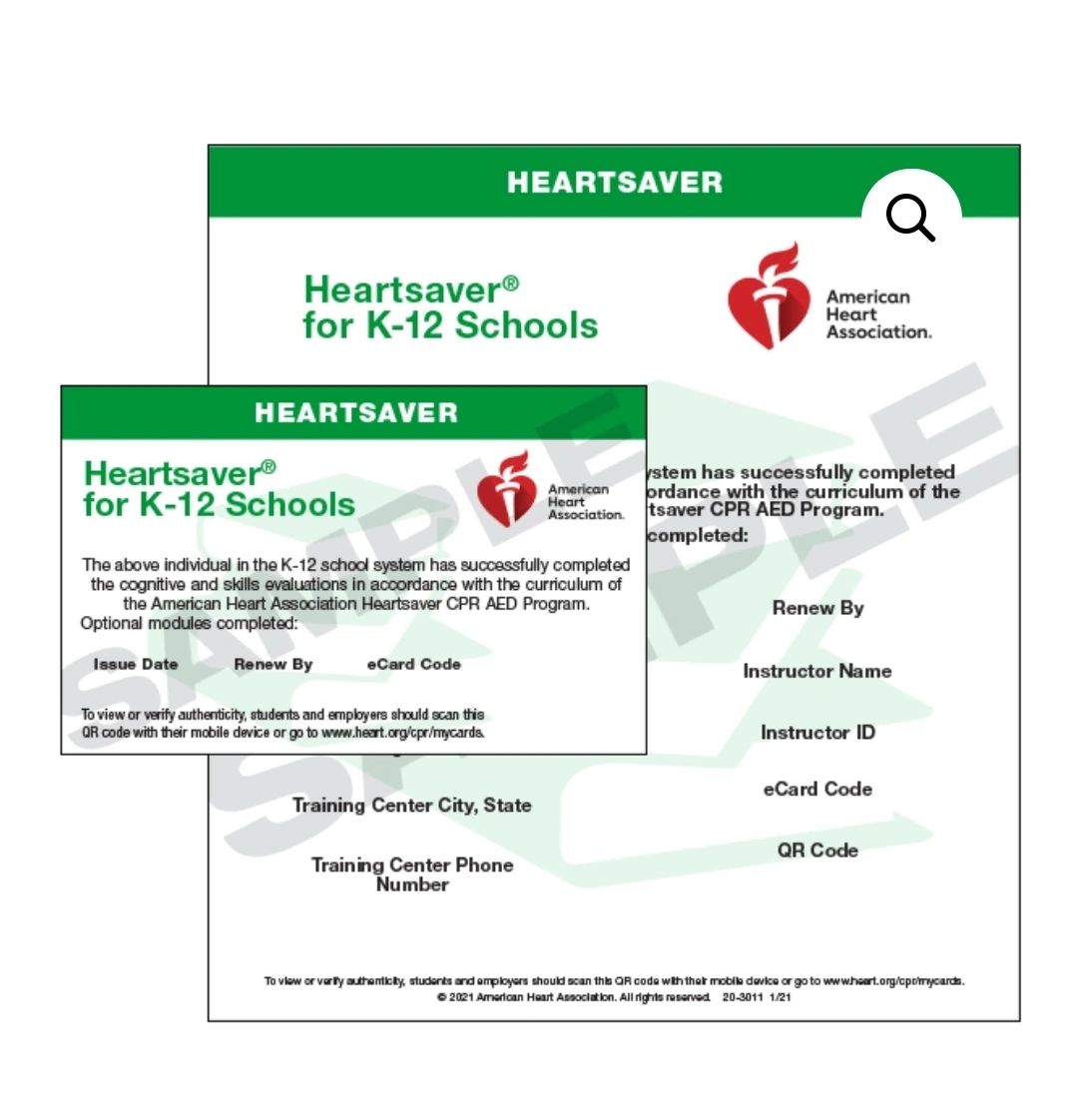 Heartsaver k12 School
